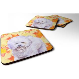 """" Caroline's Treasures Bichon Frize Fall Decorative Coasters multicolor """"