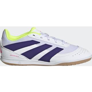 Predator Club Sala Kids indendørsstøvler - Cloud White / Collegiate Purple / Lucid Lemon - 37 1/3