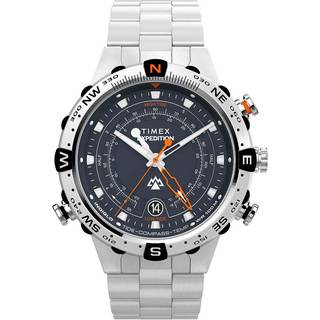 Timex Expedition Tide-Temp-Compass Grey Dial Stainless Steel Strap Men's Watch TW2Y12900