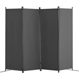 VEVOR rumdeler 4 panel rumdelere og foldebeskyttelsessk?rme Tekstilskillerum rumdelere til kontor Sovev?relse Spisestue Studie Fritst?ende Gr?