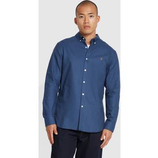 Farah Farah Blue Brewer Long Sleeve Shirt