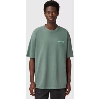 All Saints AllSaints Green Light Underground Oversized Cotton Crew Neck T-Shirt