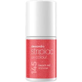 Alessandro Negle Striplac-UV-ColourUV Nagellack 145 Beach Red - shimmer 6,5 ml () - 6,5 ml