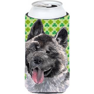 Akita St. Patrick's Day Shamrock Tall Boy Beverage Isulator Hugger SC9483TBC