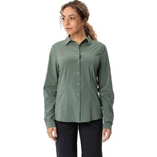 Vaude Women's Farley Stretch Shirt Bluse Damer størrelse 40 farve olivengrøn