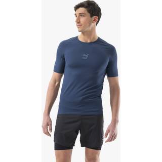 Compressport Trail Racing S/S T-Shirt Løbeshirt Herrer størrelse L farve blå