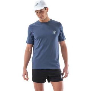 Compressport Performance S/S T-Shirt Løbeshirt Herrer størrelse L farve blå