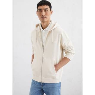 Marc O'Polo Herren Sweatjacke beige unifarben