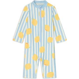 Mori MORI Blue Stripe Recycled UPF 50 Swimsuit
