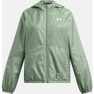 Under Armour SportStyle Girls' Windbreaker Silica Green / White YLG (149 - 160 cm)