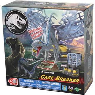 Epoch Games Jurassic World Cage Breaker - Action -packad bordsskiva Dinosaur -spel för åldrarna 5