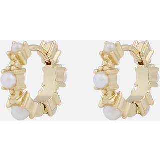 SNÖ Of Sweden Lucy Small Ring Ear Gold/White