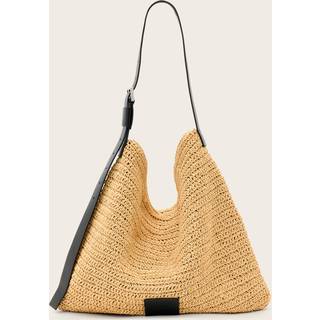 All Saints AllSaints Cream Asha Paper Shoulder Bag