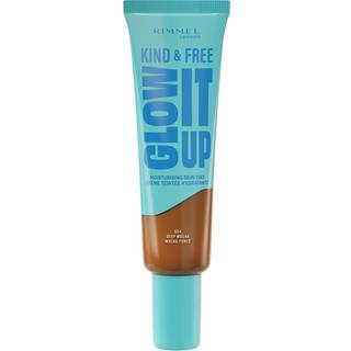 Rimmel Kind & Free Glow It Up Let farvet fugtighedscreme Skygge 504 Deep Mocha 30 ml - 30 ml