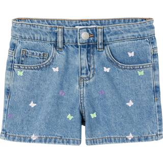 Name It Shorts Lys Blå Denim Med Sommerfugle - Str. 10y 140cm
