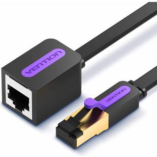 Vention - Flat Network Cable Extension Category 7 ICBBI 3m Black