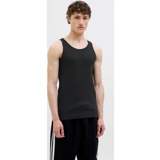 Ensfarvet Crewneck Tanktop
