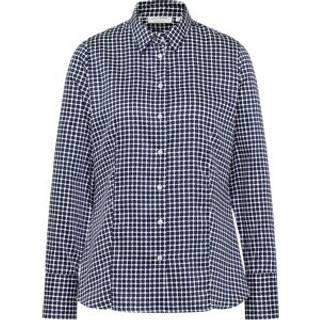 shirt-blouse in navy printed