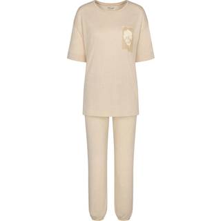 Triumph Endless Comfort Long Sleeve Pyjama - Creme - 48 * Kampagne *