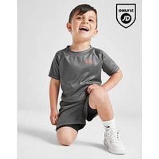 Under Armour UA Tech Emboss T-Shirt/Shorts Set Infant, Grey - 9-12M