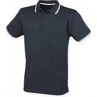 Henbury W482 2XL Navy/Hvid Farve