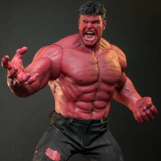 Captain America: Brave New World Movie Masterpiece Action Figure 1/6 Red Hulk 47 cm