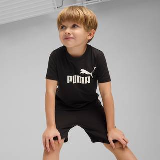 Puma ESS No. 1 Logo Tee Kids, Black, Size 4-5Y, Clothing - Black - 4-5Y