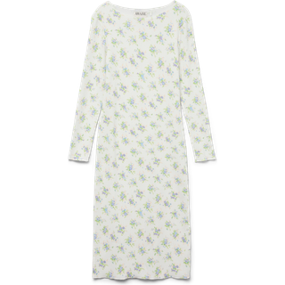 VERO MODA dame kjole VMJULIA - Snow White AIRY BLUE - XS