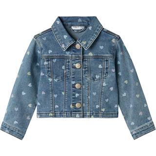 Name It Denimjakke Medium Blue Denim Med Hjerter