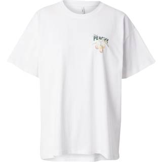 ONLY Peach Fruit Back Graphic Print T-ShirtEU 38 (UK 10)