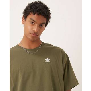 Essential Color Logo Oversized T-shirt - Olive Strata - M