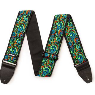Dunlop JH27 Hendrix Blacklight Love Drops Guitarrem i tekstil Blue