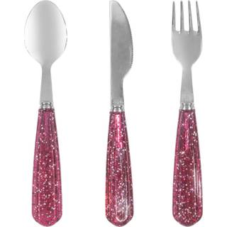 Konges Sløjd - Glitter Cutlery Ks103030 - Sparkling Sangria