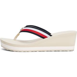 Corporate Webbing Wedge Sandals