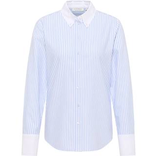 Oxford Shirt Blouse in light blue striped