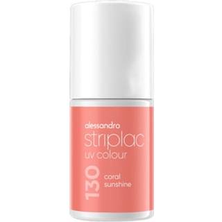 Alessandro Negle Striplac-UV-ColourUV Nagellack 130 Coral Sunshine 6,5 ml () - 6,5 ml
