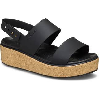 Crocs women Brooklyn Cork Low Sandals Black / Black 37