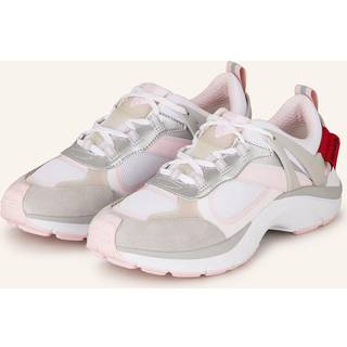 Retroinspirerede sneakers i mesh og ruskind