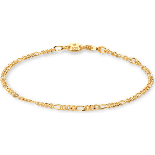 IX Studios Figaro Armbånd 22 kt. Forgyldt Sølv DMVFG060GD18 - Unisex - 925 Sterling Silver