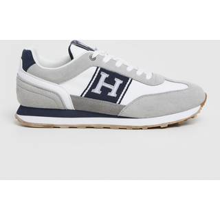 HACKETT Herren Sneaker grau Glattleder