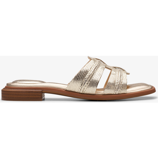 Clarks Clarks Gold Leather Ariany Mule Sandals