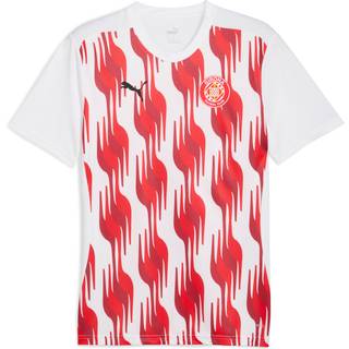 Men&#39;s Puma Girona FC Pre-match Jersey, White, Size XL, Sport - Red - XL