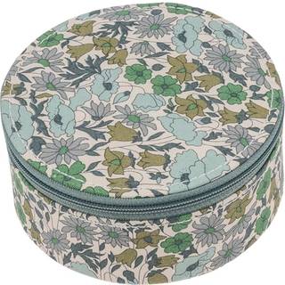 Bon Dep Jewelry box round mw Liberty Poppy and Daisy