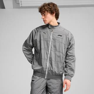 Men&#39;s Puma F1Â® T7 Oversized Track Jacket, Gray, Size L, Clothing - Silver - L