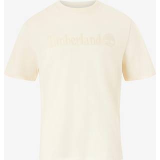 Timberland Tonal Logo T Shirt Off White