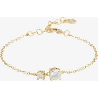 SNÖ Of Sweden Jen Stone Chain Bracelet Gold Clear Onesize