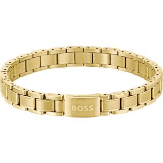 BOSS Metal Link Essential Armbånd Rustfrit Stål 1580711 - Herre - Genuine Leather
