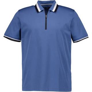 OLYMP Herren Polo-Shirt blau