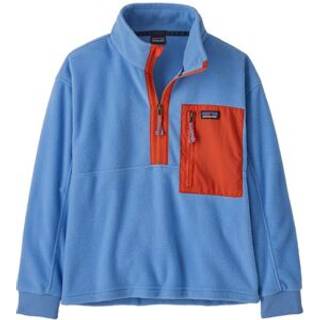 Patagonia Kid's Microdini 1/2 Zip P/O Fleecesweatere Børn størrelse M farve blå