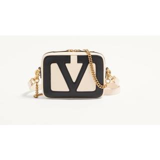 Valentino Garavani Viva Superstar leather crossbody bag - white - One Size